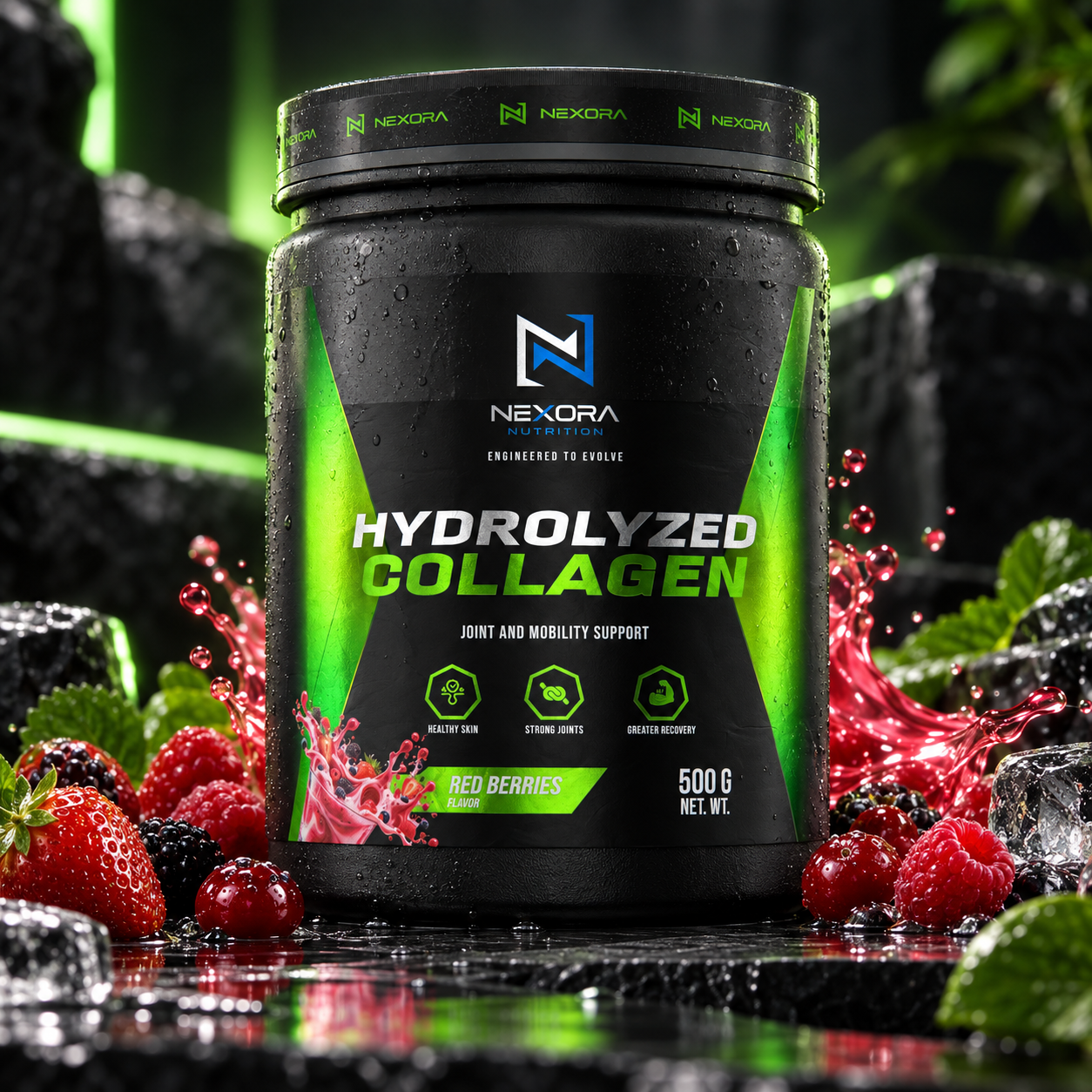 Inicio Hydrolyzed Collagen Frutos rojos