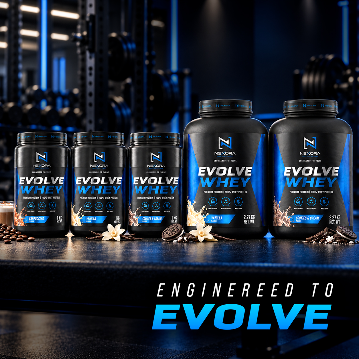 Inicio Evolve Whey 3 sabores